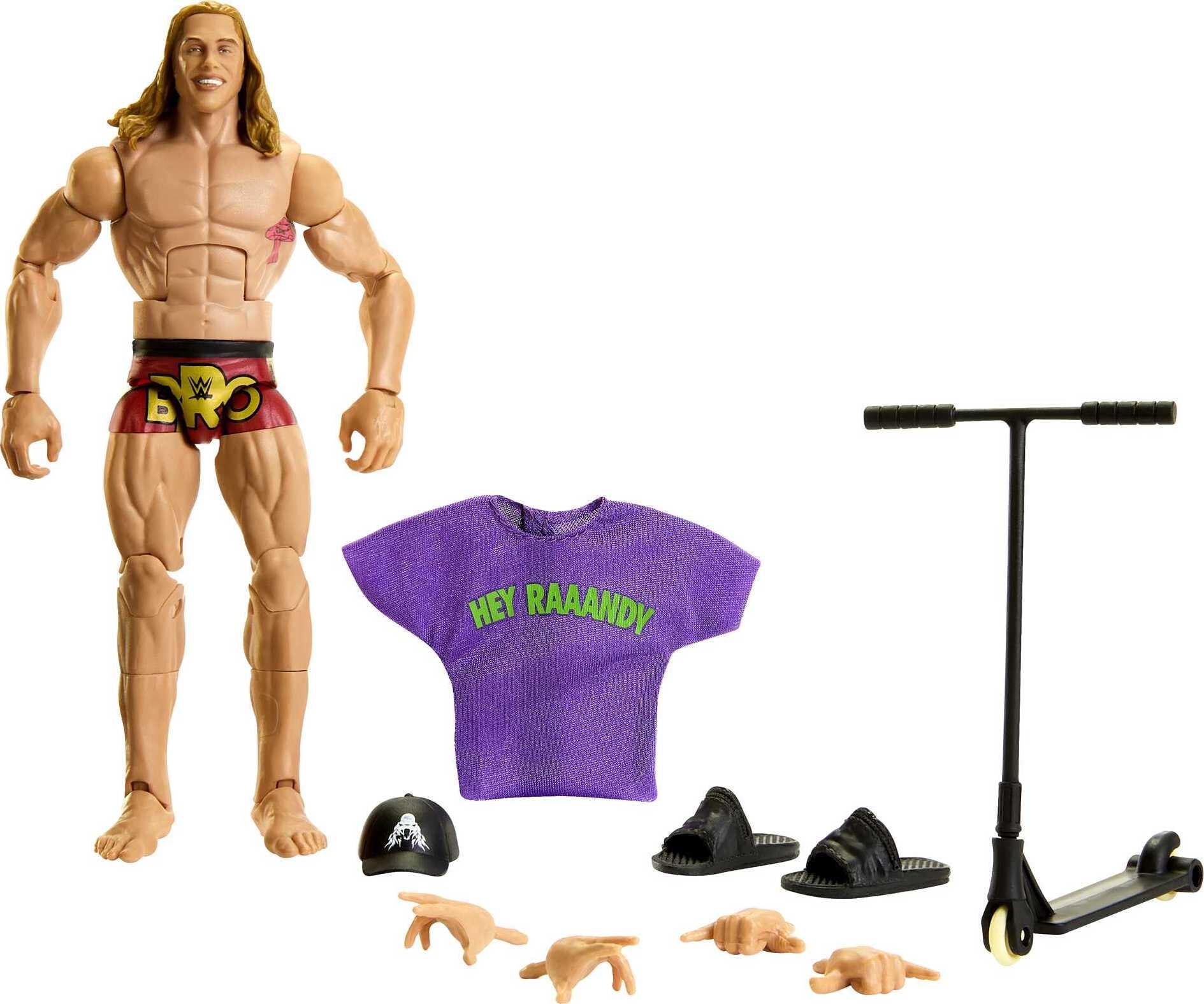 WWE Elite Collection Wrestling Riddle Action Figure with WWE Elite Collection Wrestling Riddle Action Figure with