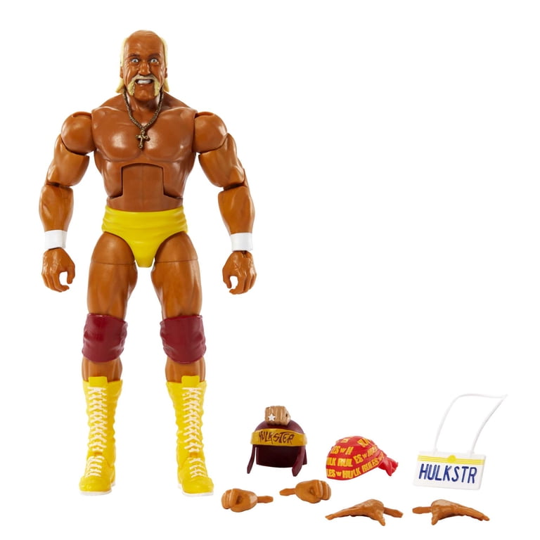 WWE Elite Hulk Hogan Action Figure, TrueFX Detailing, Collectible