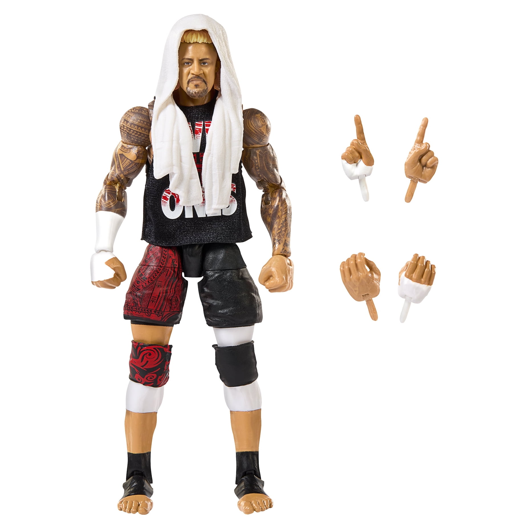 WWE Elite Collectible Kids Solo Sikoa Action Figure, Black, 1.25 lb