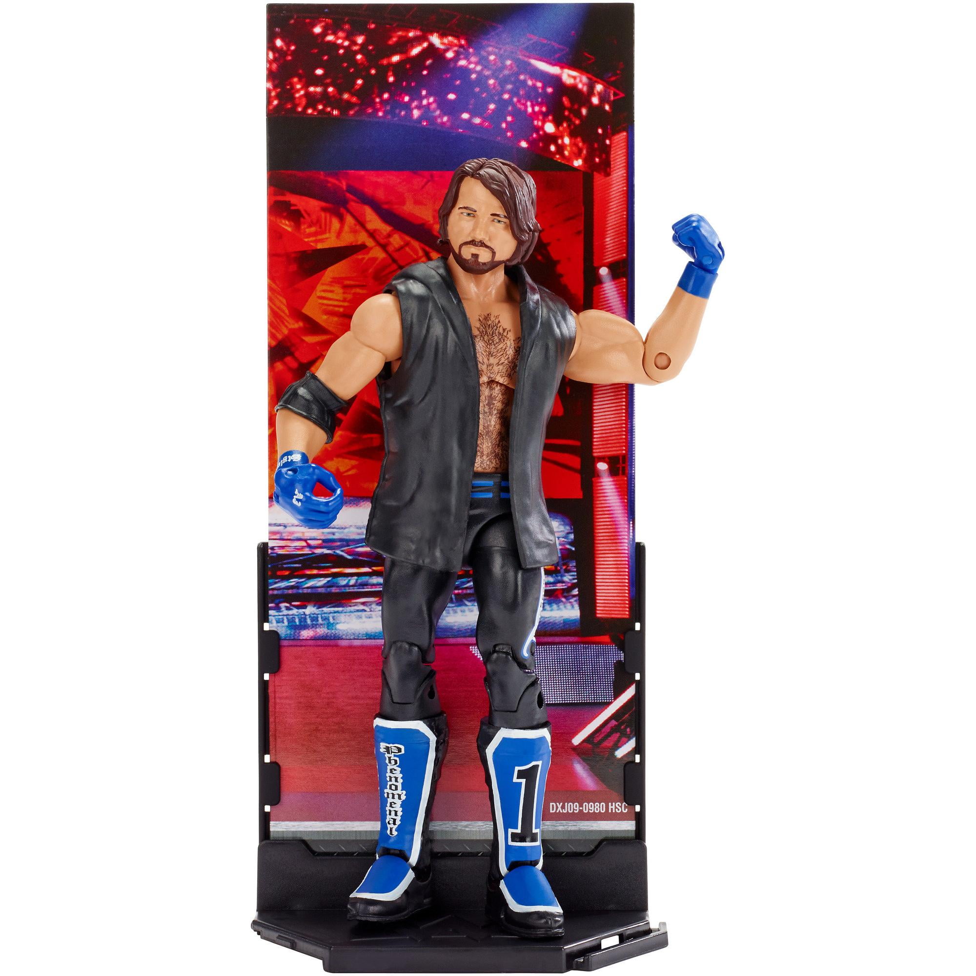  Mattel WWE Elite Action Figure AJ Styles with Accessory :  Everything Else