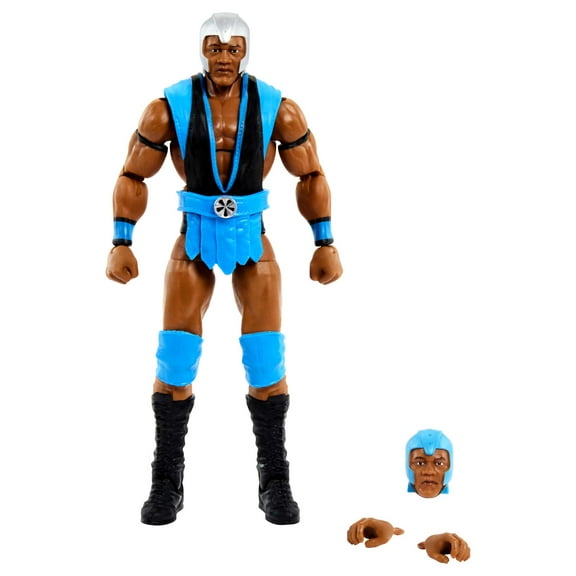 WWE Elite Collection Farooq Asad Action Figure with Accessories, Posable Collectible (6-inch)