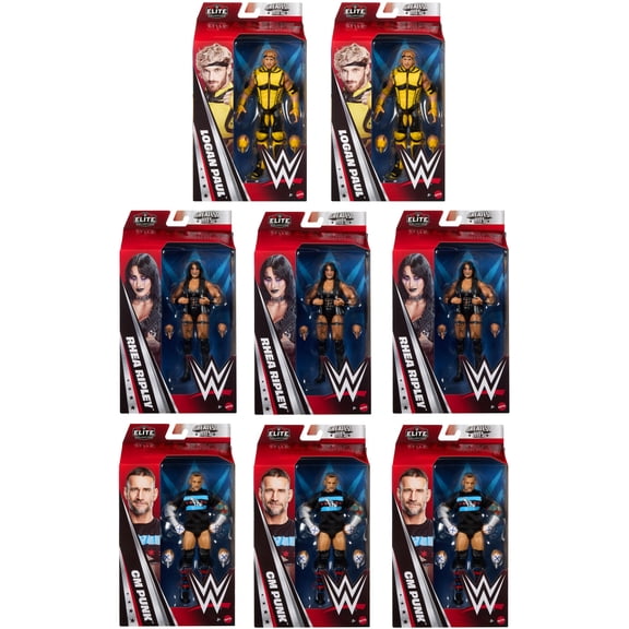 WWE Elite Collection Greatest Hits 8-Piece H Assortment