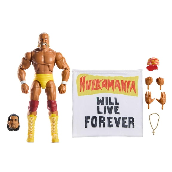 WWE Elite Collection Premium Live Event Hulk Hogan Action Figure Set, Royal Rumble Collectible