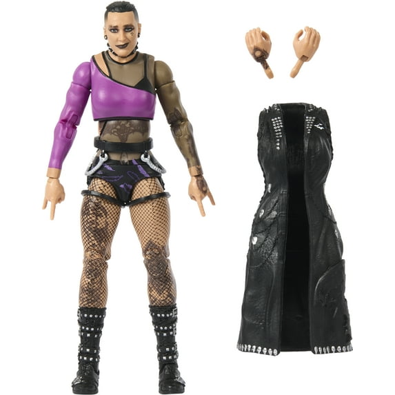 WWE Elite Collection Rhea Ripley Action Figure with Accessories, Posable Collectible (6-inch)