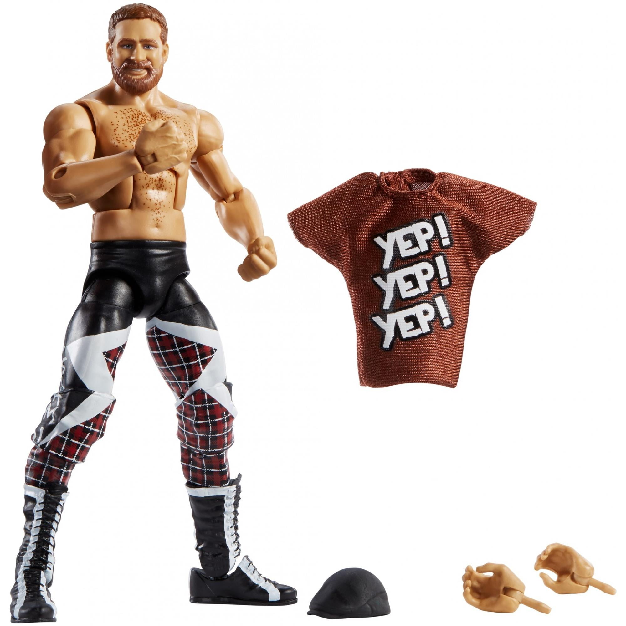 WWE Elite Collection Sami Zayn Action Figure with Accessories