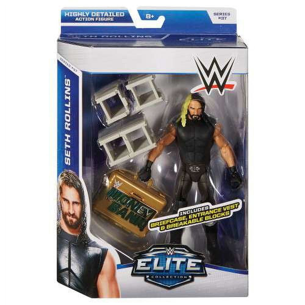WWE Figuras de Acción, WWE Elite Seth Rollins Figura con Accesorios