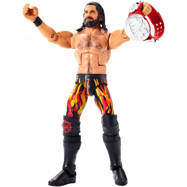 WWE Elite Collection Seth Rollins Action Figure with Accessories ...