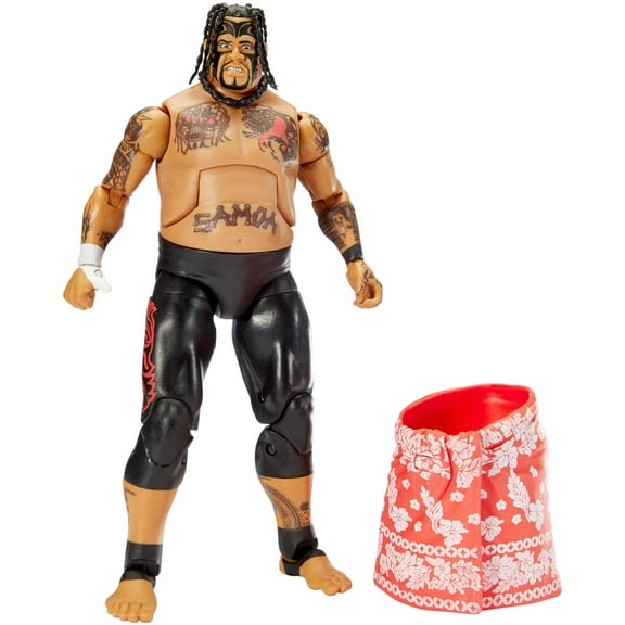 WWE Elite Collection Superstar Umaga Action Figure with Sarong