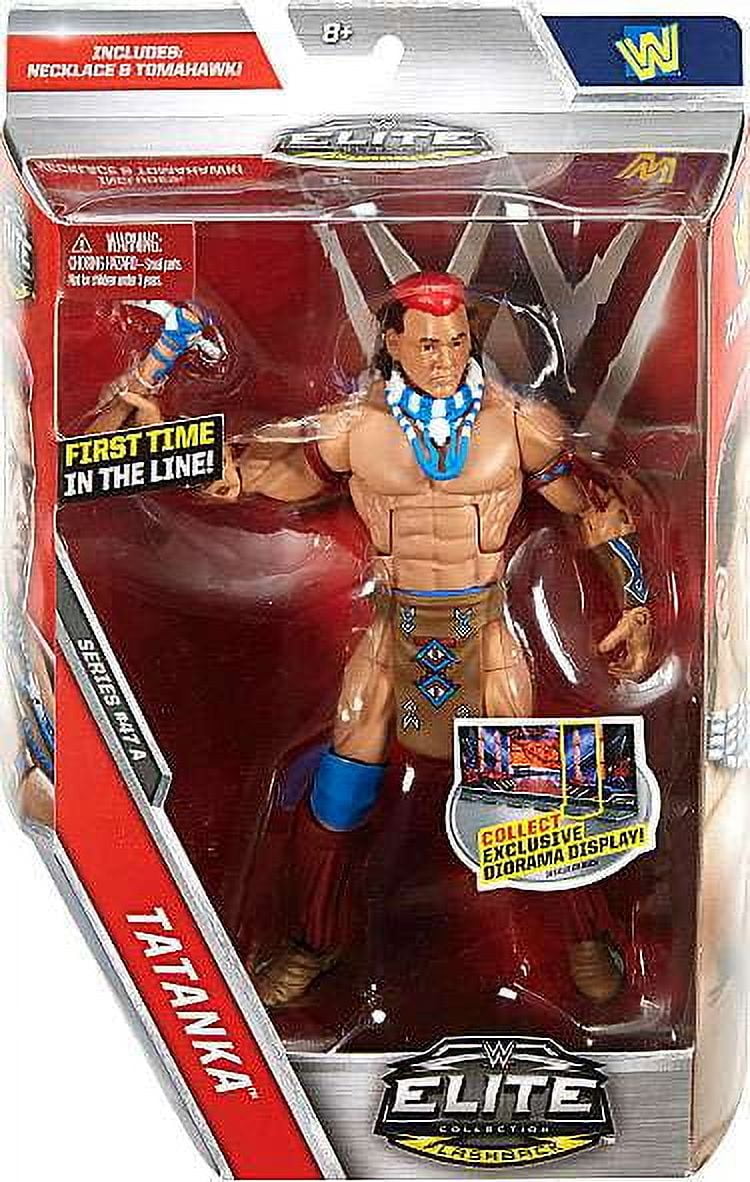 セブンイレブン 冬ギフト 2024 Action Tatanka Collection Elite WWE Figure Walmart.com - プロレス、格闘技