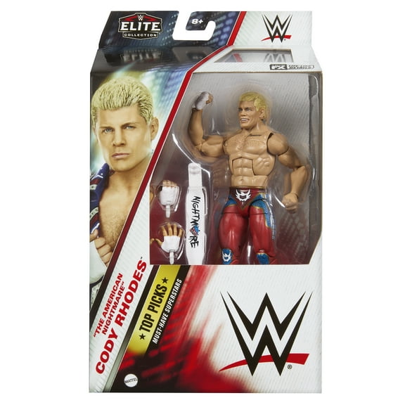 WWE Elite Collection Top Picks 2024 Wave 2 Cody Rhodes Action Figure, Red
