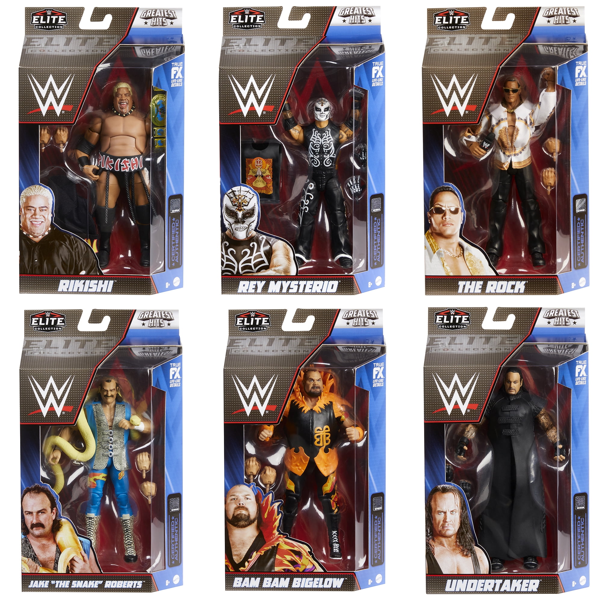 WWE Elite 30 - Complete Set of 6