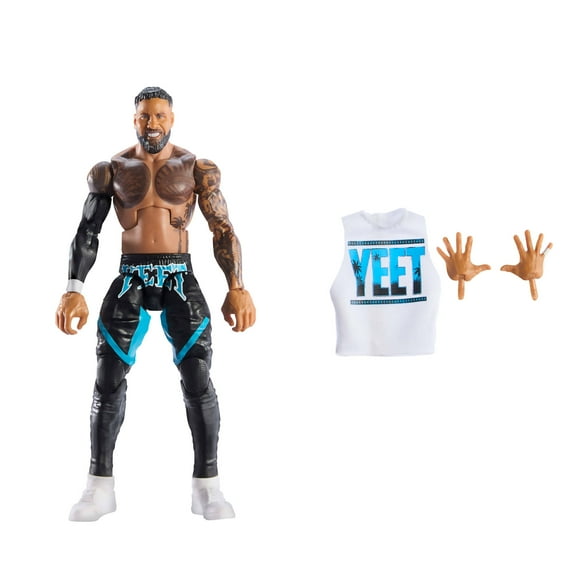 WWE Elite Jey Uso Action Figure, Series #114 6-inch Collectible 6-inch Collectible with Articulation & Accessories