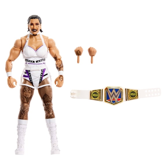 WWE Elite Rhea Ripley Action Figure, 6-inch Collectible Superstar with Articulation & Accessories