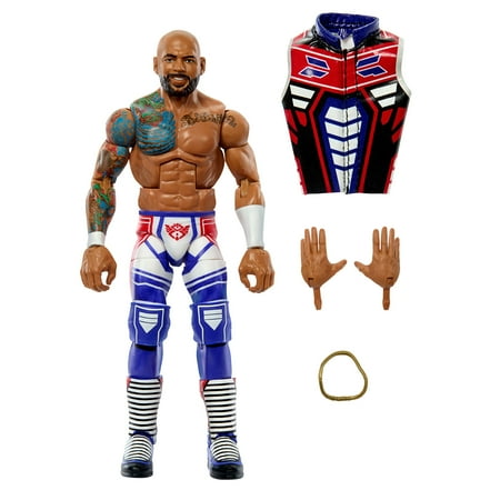 WWE Elite Ricochet Action Figure, 6-inch Collectible Superstar with Articulation & Accessories