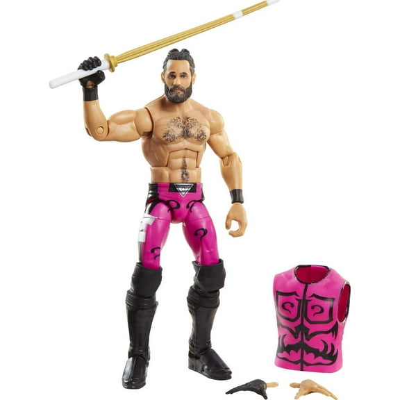 WWE Elite Seth Rollins Action Figure with Themed Accessories