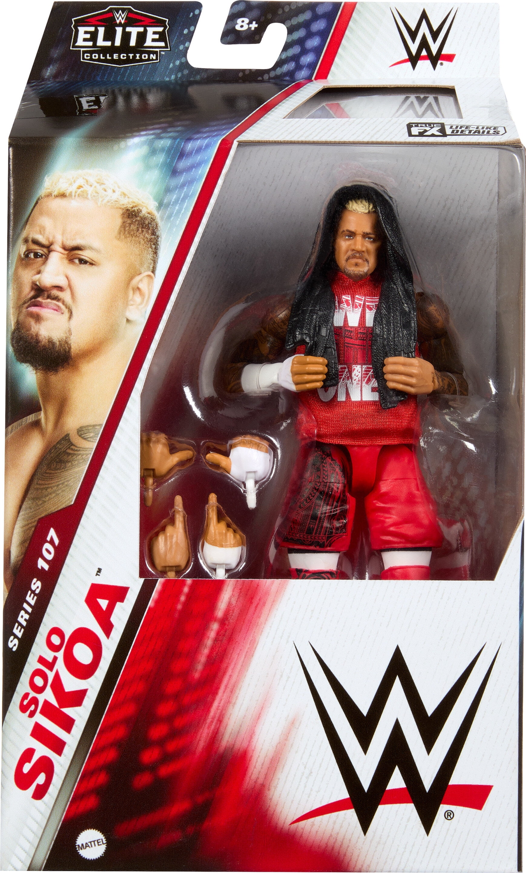 WWE Elite Solo Sikoa Action Figure, 6inch Collectible Superstar with