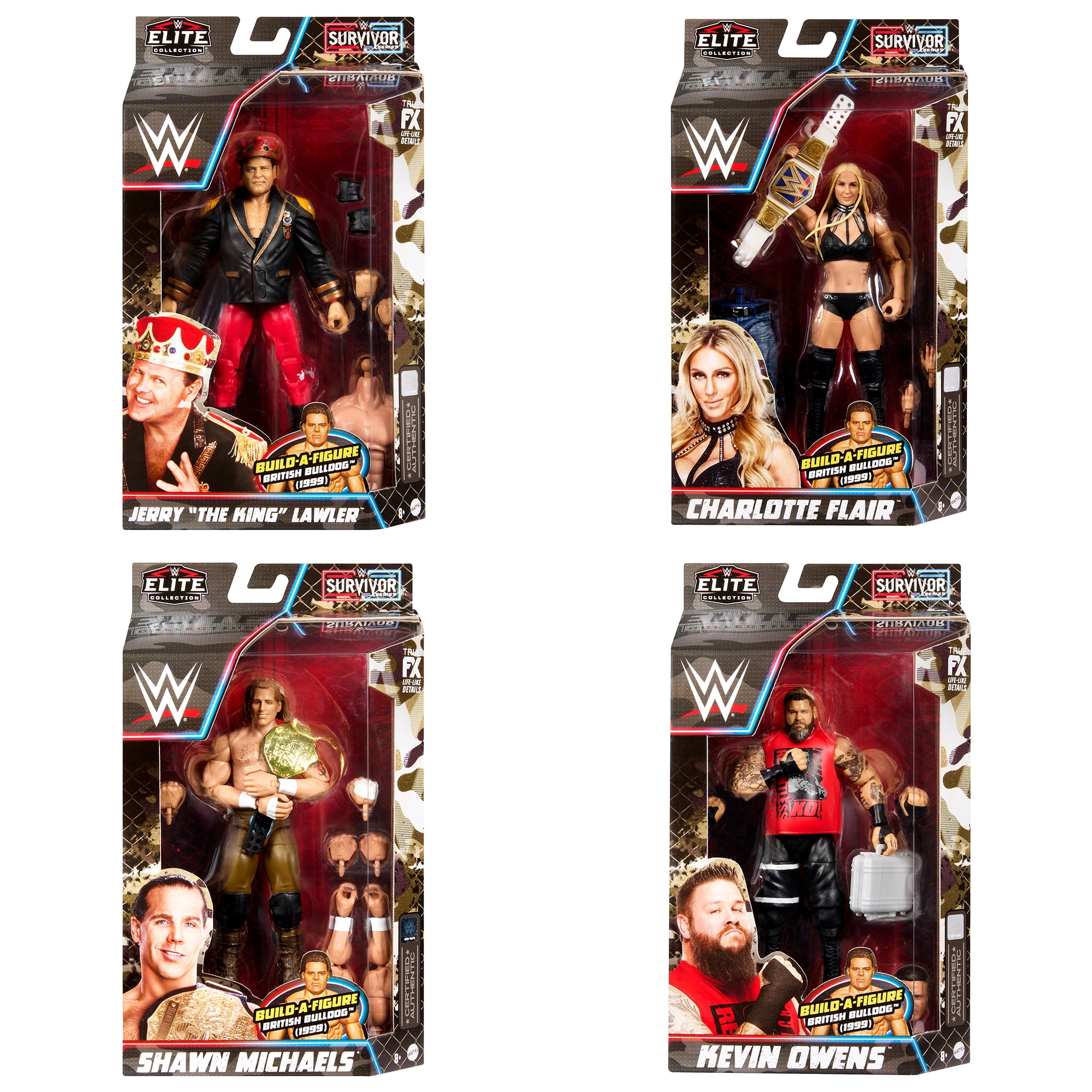WWE Elite Survivor Series 2023 Complete Set of 4 Mattel WWE Toy