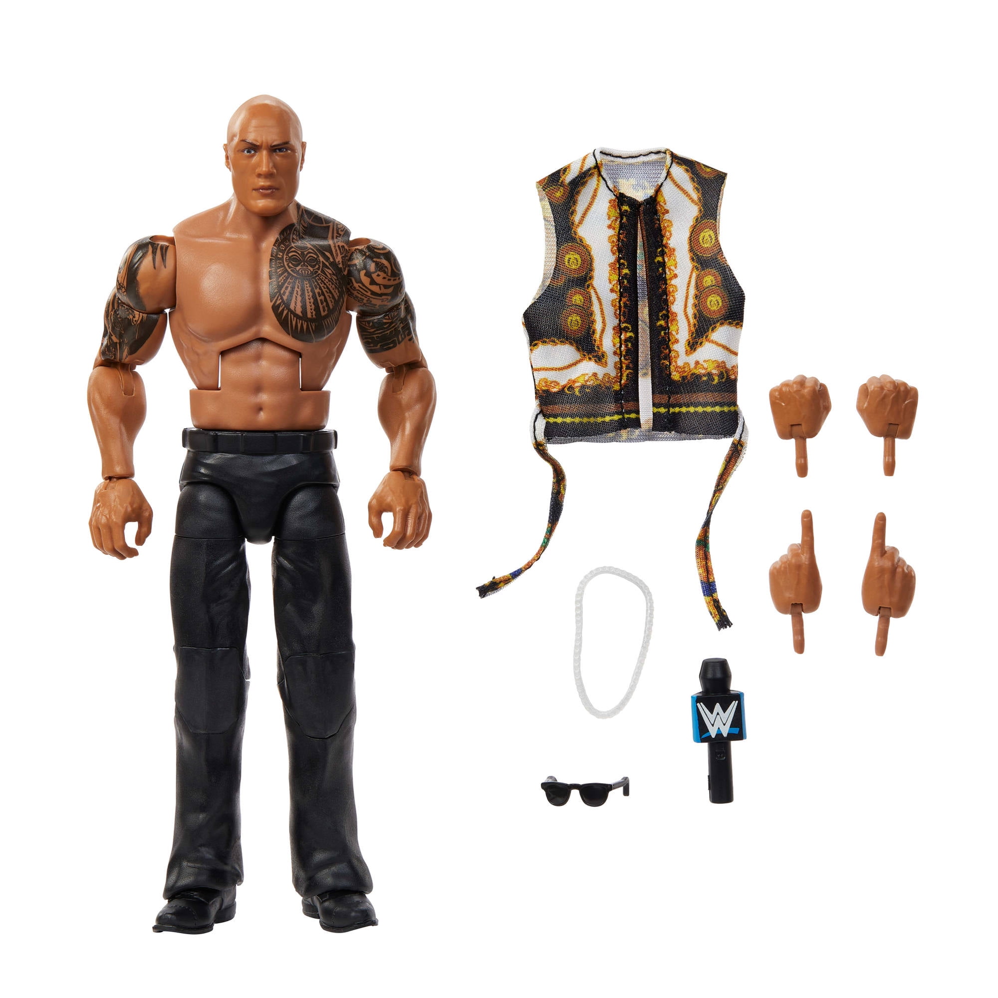 WWE Elite The Rock Action Figure, Series #115 6-inch