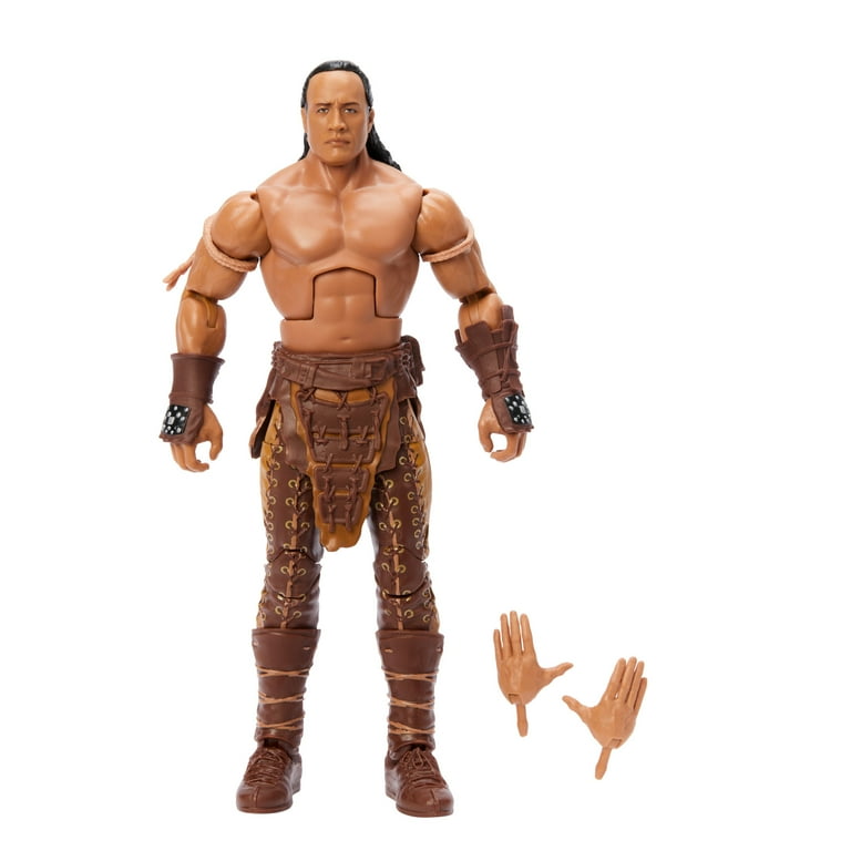 THE ROCKフィギュア WWE Elite The Rock as the Scorpion King Action Figure, 6-inch