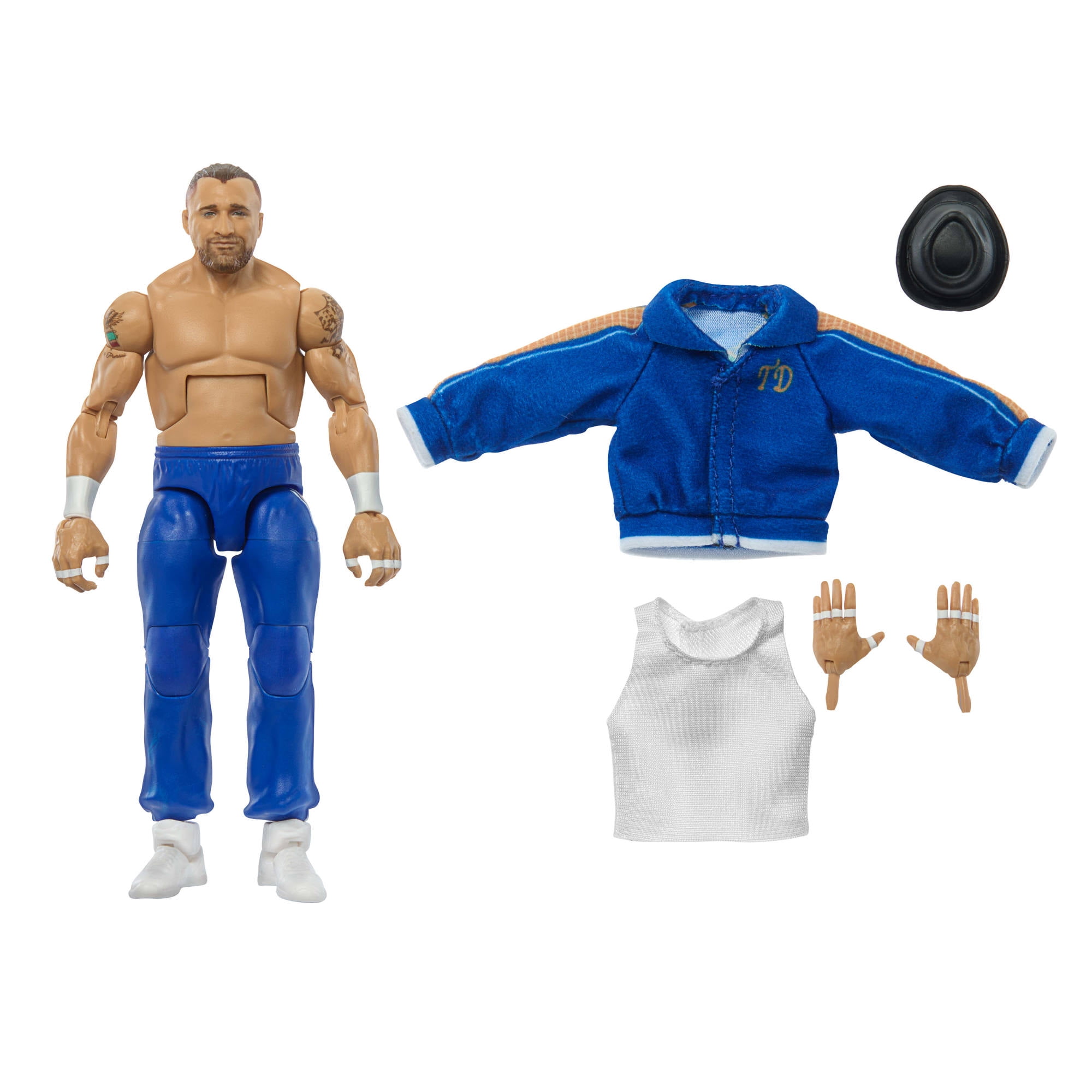 WWE Elite Tony DAngelo Action Figure, 6-inch Collectible Superstar with Articulation \u0026 Accessories