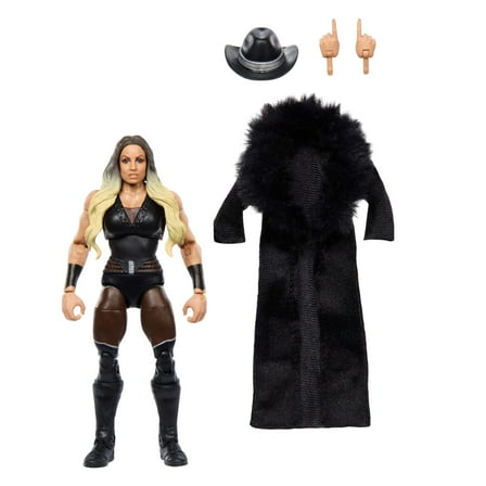 WWE Elite Trish Stratus Action Figure, 6-inch Collectible Superstar with Articulation & Accessories