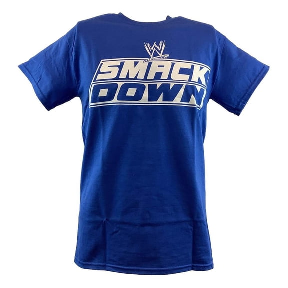 WWE Friday Night Smackdown Mens Blue T-shirt S