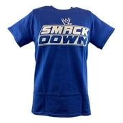 WWE Friday Night Smackdown Mens Blue T-shirt XL