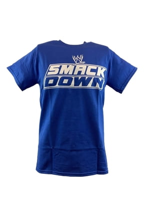 WWE Friday Night Smackdown Mens Blue T-shirt XL
