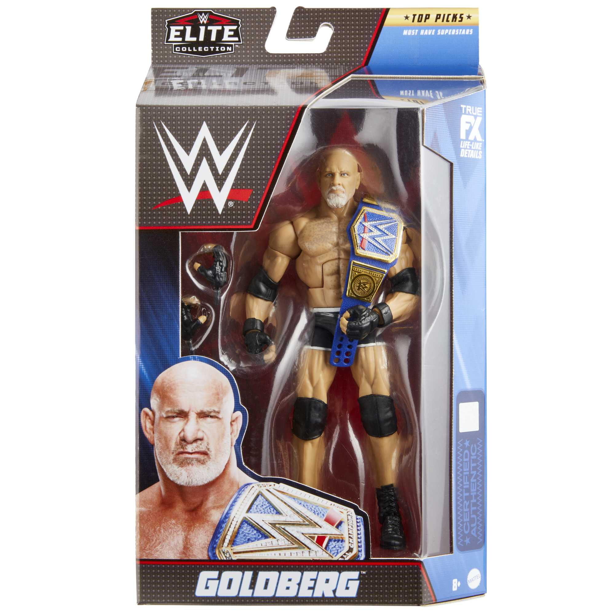WWE Elite Collection Goldberg Action Figure Toy with