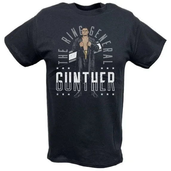 WWE Gunther The Ring Black T-Shirt 2025