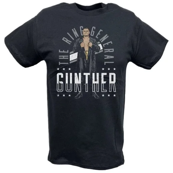 WWE Gunther The Ring Black T-Shirt 2025