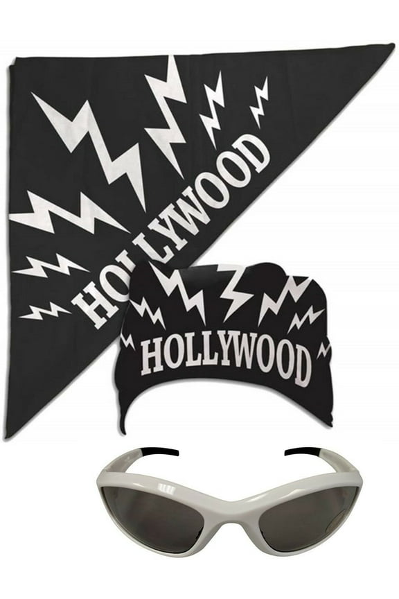 Hollywood Hulk Hogan nWo Bandana White Sunglasses Costume