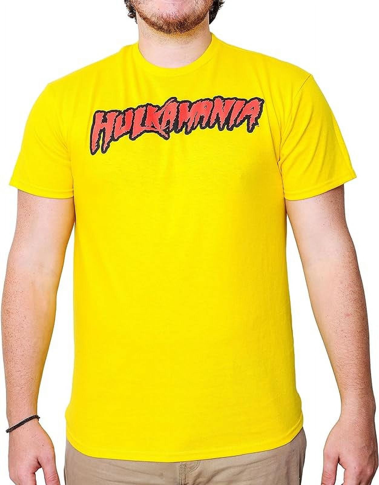 WWE Hulk Hogan Hulkamania Wrestling Adult TShirt