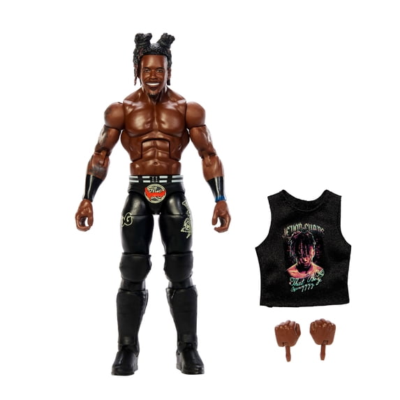 WWE Elite Jevon Evans Action Figure, Series #126, 6-inch Collectible with Accessories