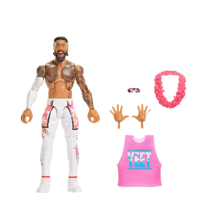 WWE Elite Jey Uso Action Figure, Series #124 Set, 6-inch