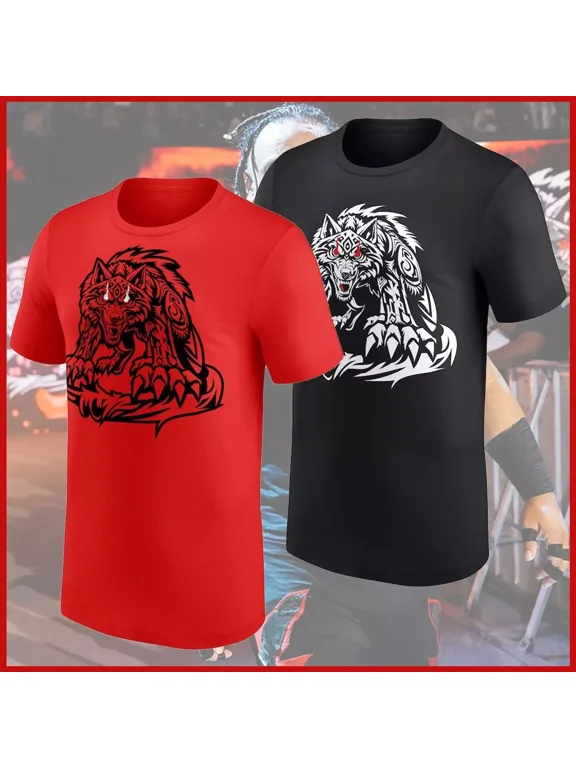 WWE Jacob Fatu Wolf Unisex T-Shirt All Size Fans Gift