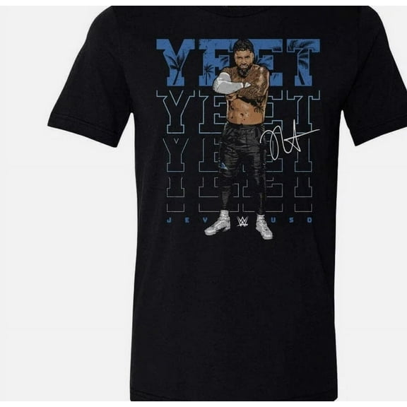 WWE Jey Uso YEET Shirt, Jey Uso Shirt, Wrestling T-shirt ,Black Color,Size 3XL