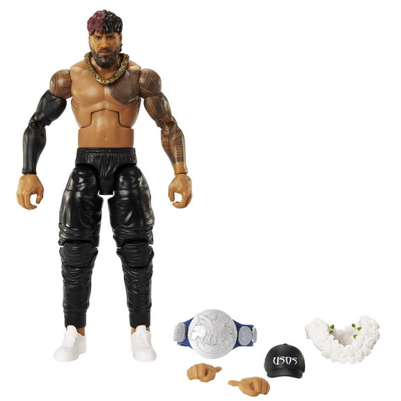WWE Jimmy Uso Elite Collection Action Figure, 6-Inch, Collectible, Multicolor, 8-13 Years, 0.5 lb