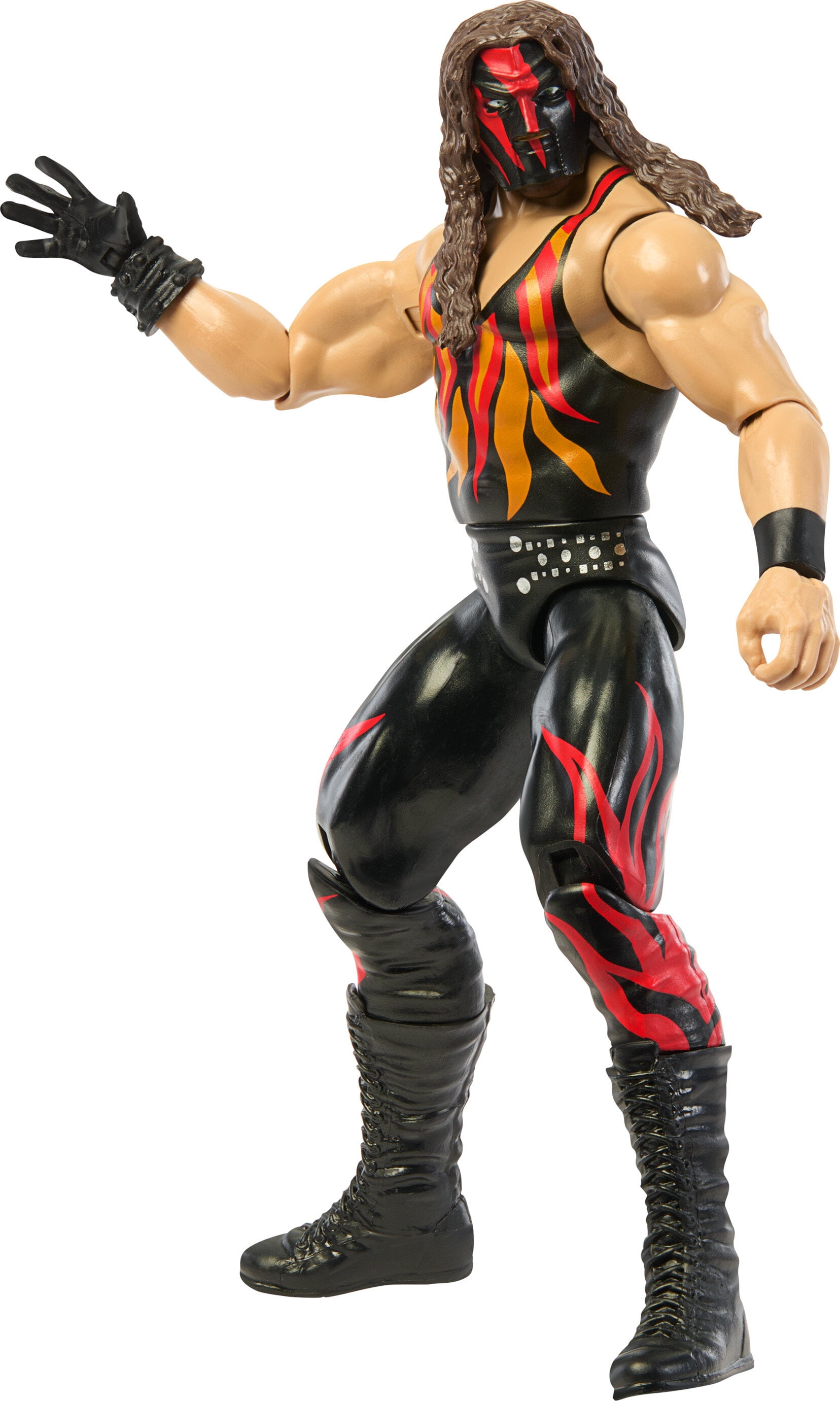 WWE Kane 6-inch Action Figure with Articulation & Detailed TrueFX