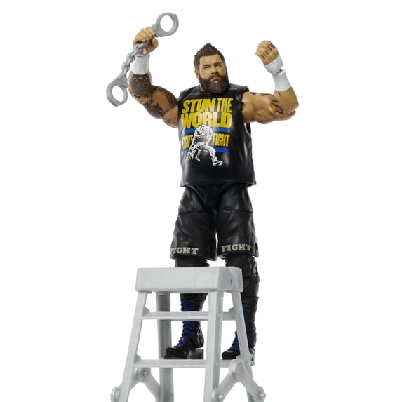 WWE Kevin Owens Elite Collection Action Figure with Themed Accessories