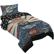 WWE Kids Twin Bed in a Bag, 4Pc Bedding Set, Comforter and Sheets