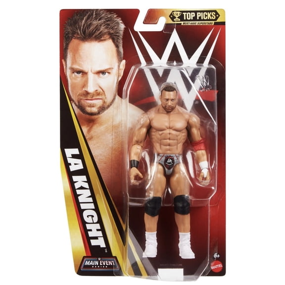 WWE LA KNIGHT 2026 Mattel Main Event Series Top Picks Wrestling Action Figure