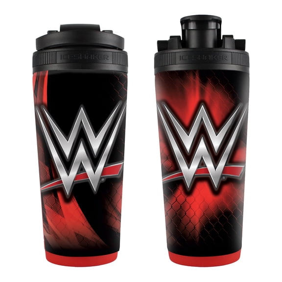 WWE Logo 26oz. Stainless Steel Ice Shaker Bottle