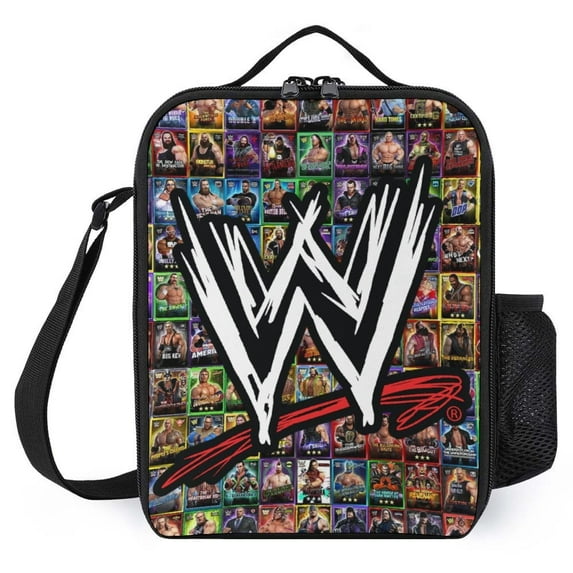 WWE Lunch Bag, Insulated Lunch Bag for Women Men Lunch Box Container Bag Reusable Lunch Tote Bag for Office, Work, Beach, Travel, Picnic