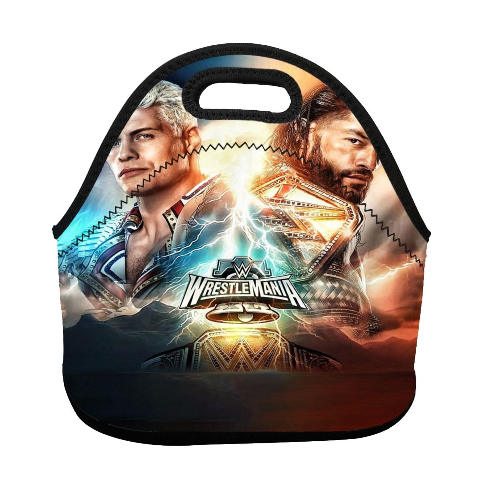 WWE Lunch bag Insulated lunch box Tote Bag Reusable Washable Picnic Bag