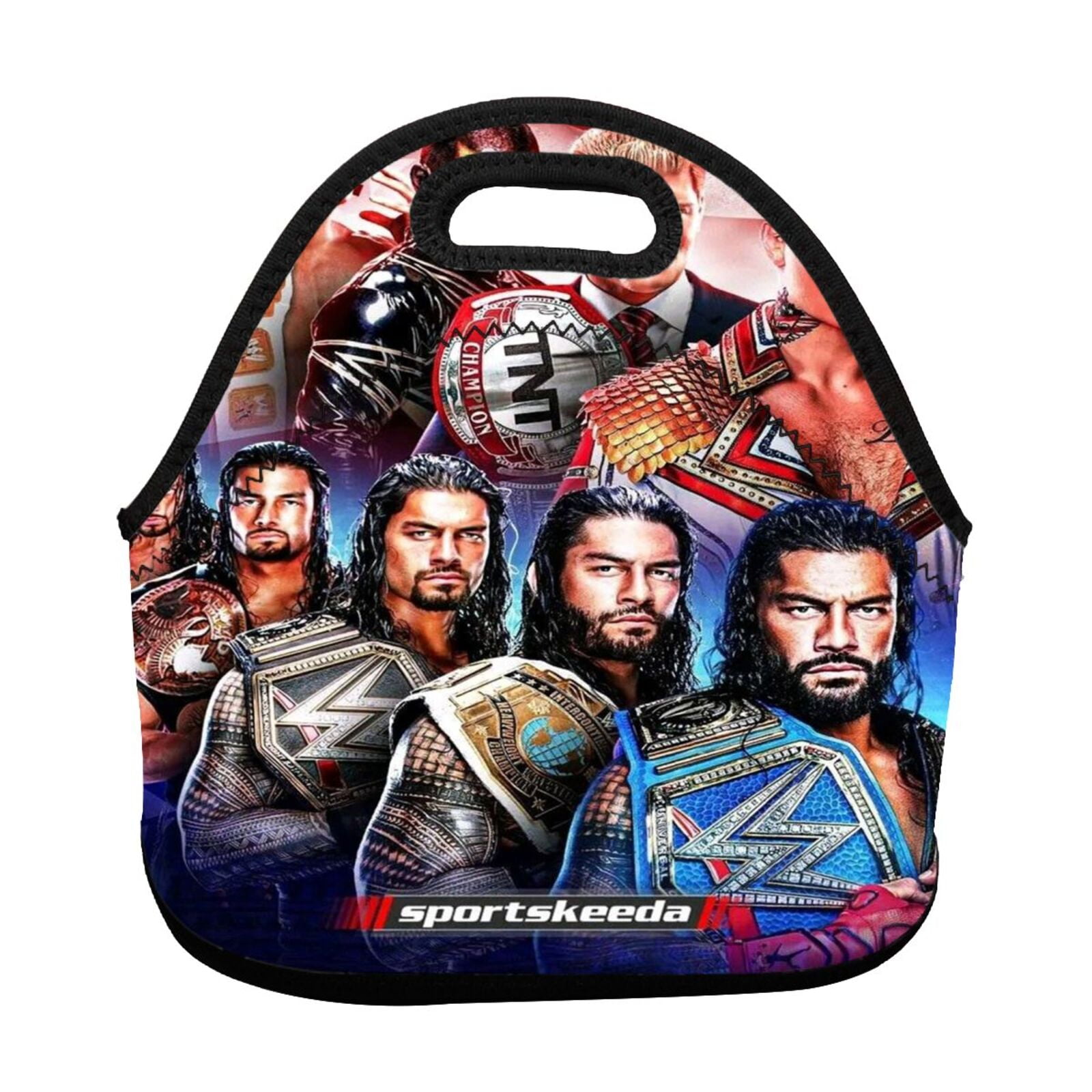 WWE Lunch bag Insulated lunch box Tote Bag Reusable Washable Picnic Bag
