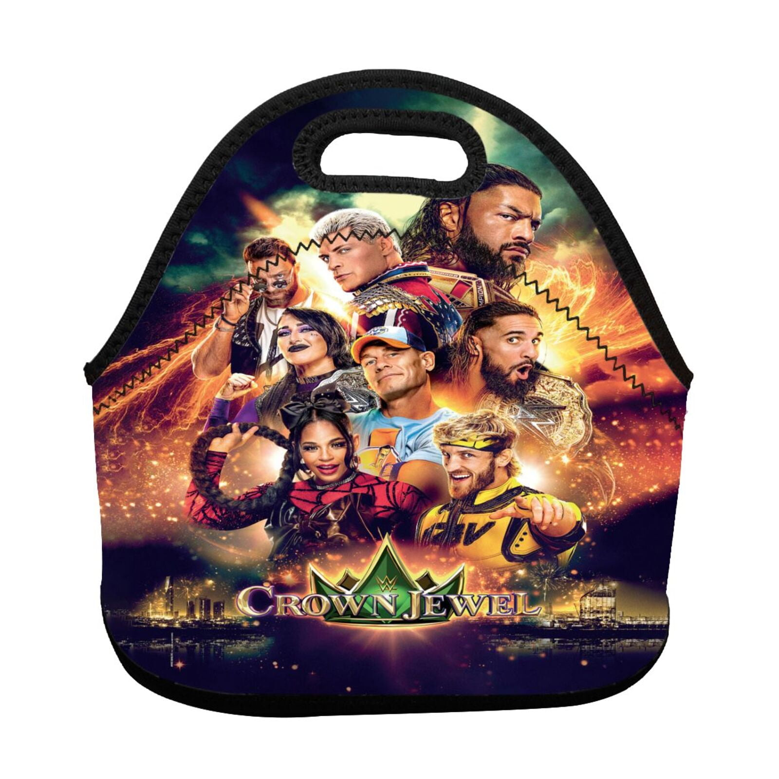 WWE Lunch bag Insulated lunch box Tote Bag Reusable Washable Picnic Bag