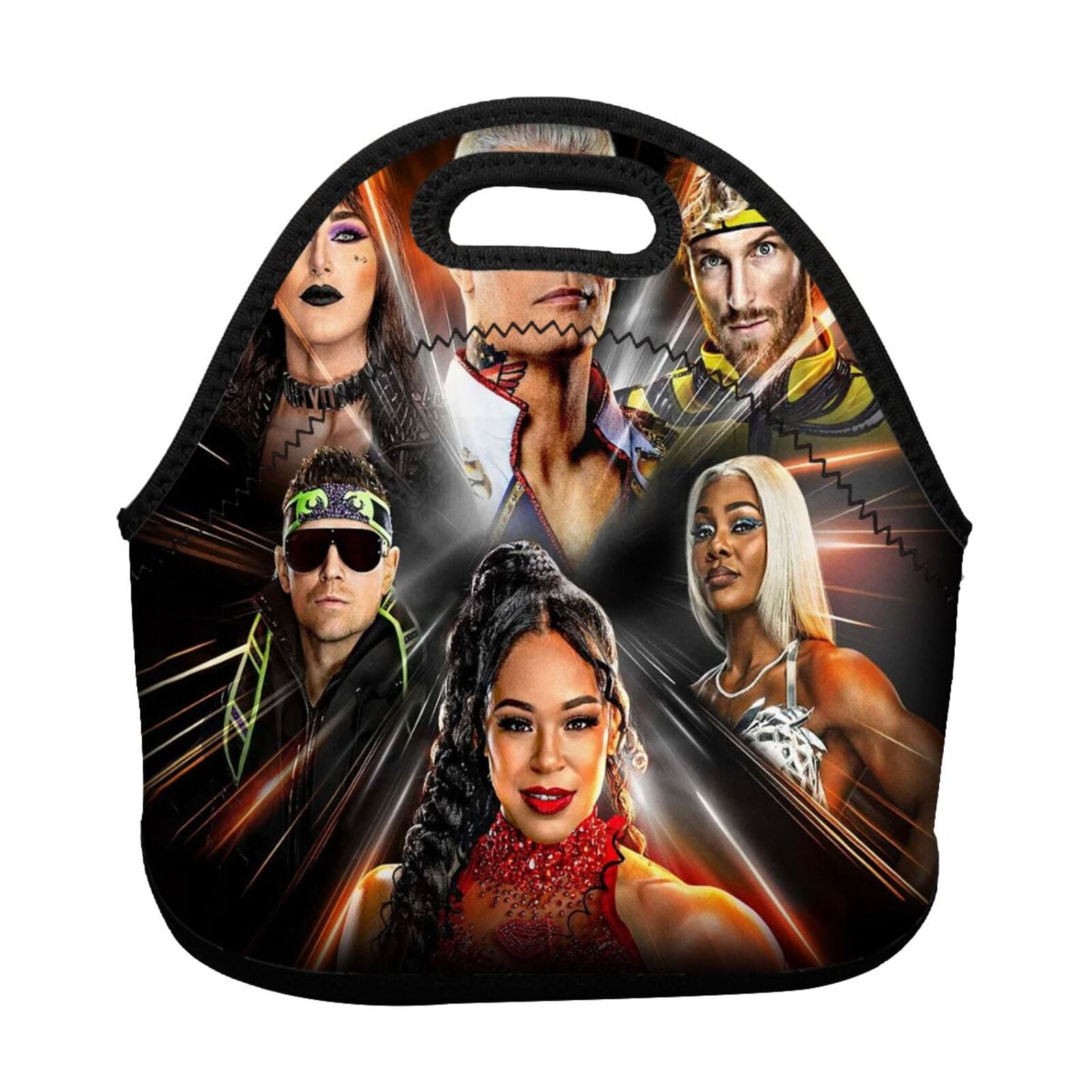 WWE Lunch bag Insulated lunch box Tote Bag Reusable Washable Picnic Bag