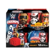 WWE Champs Pop N Lock Surprise Figures with Accessories & Trading Cards. 12 Superstars to Collect. Ages 3+ (1 Blind Pack Figure Inside)