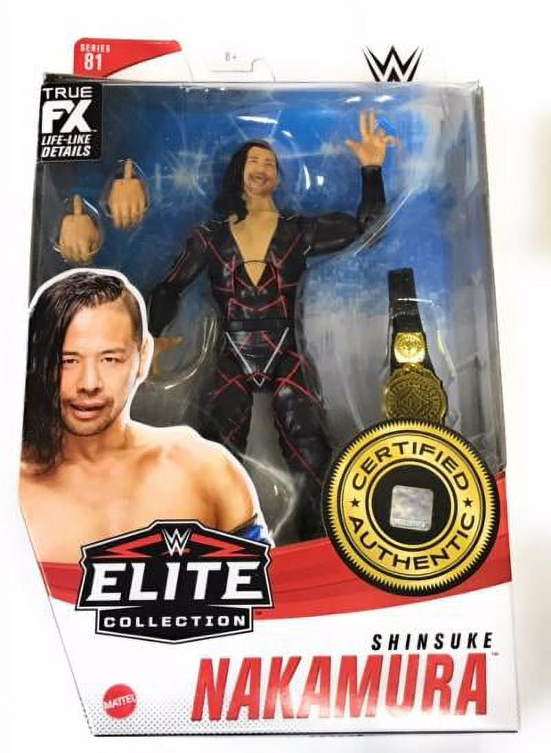 WWE エリート 中邑真輔 Shinsuke Nakamura White Stripes WWE Elite